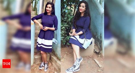 Actress Mansa Manohar steps out in style - Times of India