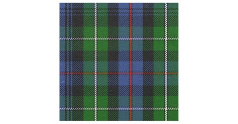 Scottish Clan MacKenzie Tartan Plaid Fabric | Zazzle