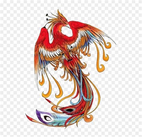 Fenghuang bird - Google Search | Bird illustration, Dragon illustration, Red abstract painting