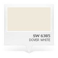 SW 6385 Dover White color swatch Locator Number: 261-C2 | Sherwin williams paint colors, Dover ...