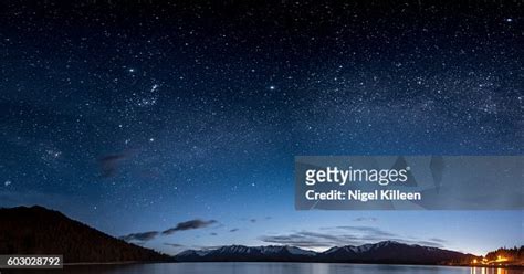 Lake Tekapo Night Sky New Zealand High-Res Stock Photo - Getty Images