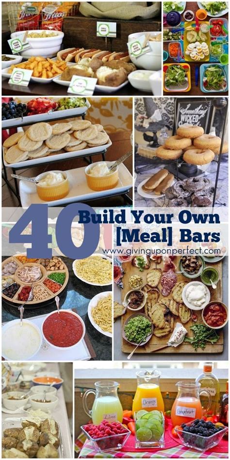 Easy Lunch Buffet Menu Ideas Architectural Design | Party food bars, Bars recipes, Food