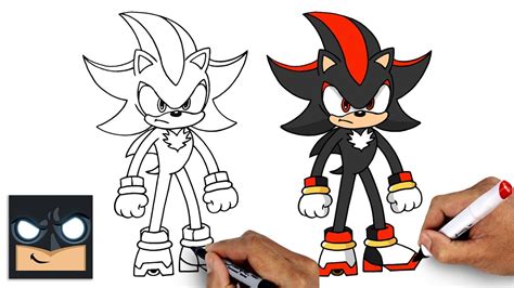 How To Draw Shadow the Hedgehog | YouTube Studio Art Tutorial - YouTube