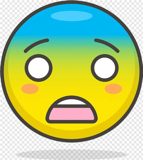 Fearful Face Emoji Clipart - Fearful Face - 685x769 (#29920292) PNG ...