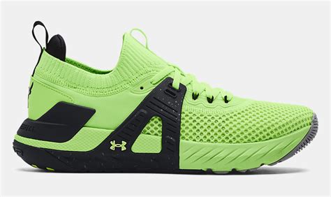 Project Rock 4 Under Armour Shoes in Lime Black