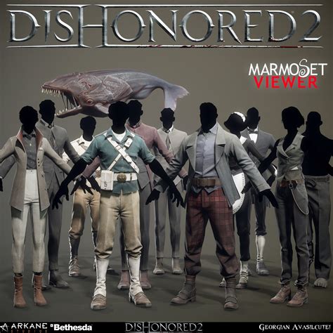 Dishonored 2 characters artdump — polycount