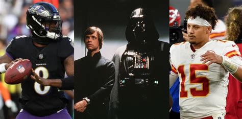 Patrick Mahomes is 'Darth Vader' in Kansas City Chiefs vs. Baltimore Ravens AFC Championship ...