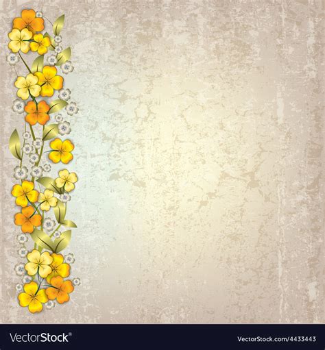 Grey Background Yellow Floral Design - 1000x1080 Wallpaper - teahub.io