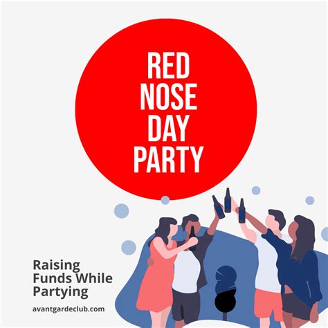 Red Nose Day Party Instagram Post Template - Edit Online & Download Example | Template.net