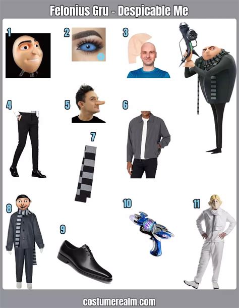 How To Dress Like Dress Like Felonius Gru Guide For Cosplay & Halloween