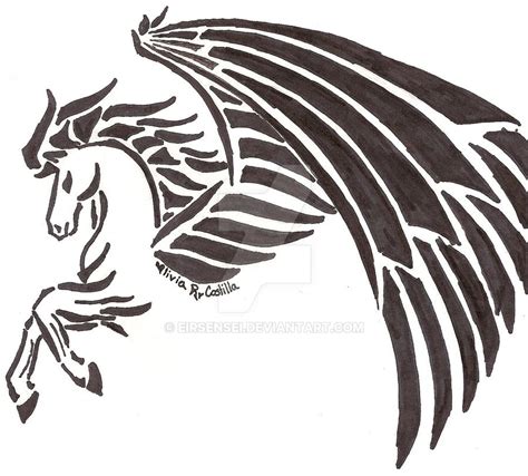 Winged Horse by EirSensei on DeviantArt