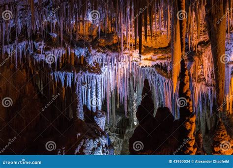 Stalactites Stalagmites Cave Stock Photo - Image of avshalom, nature ...