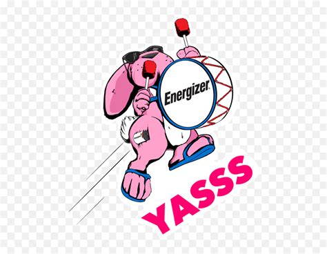 Energizer Bunny Stickers - Edgewell Personal Care Emoji,Yasss Emoji - free transparent emoji ...