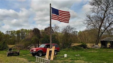 How To Build/Install A Flag Pole (Complete Process) | Flag pole, Diy ...