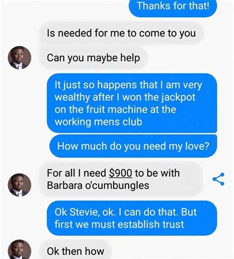 Woman Turns The Tables On Nigerian Scammer In Hilarious Text Exchange Revenge... - Forgot To Think