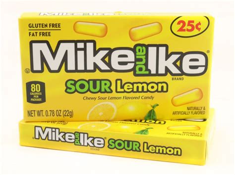 Lemon Mike and Ike Sour Candy - Just Born