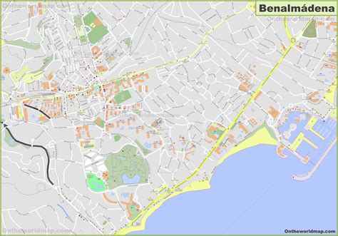 Tourist Map Of Benalmadena