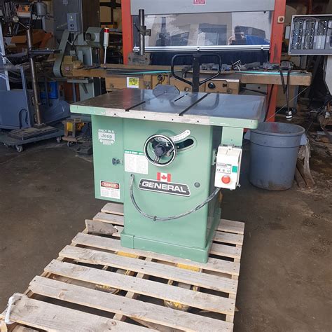 Used General 650 Table Saw – Coast Machinery Group