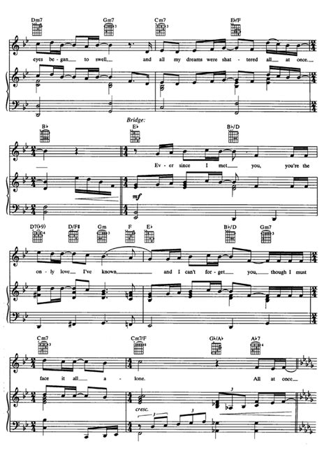 ALL AT ONCE Piano Sheet music | Easy Sheet Music