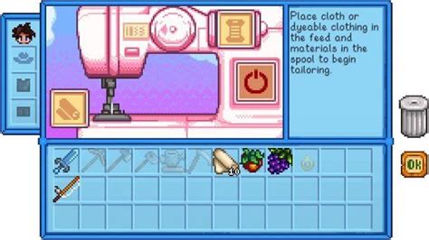 how to unlock sewing machine stardew valley - Alethea Hendrickson