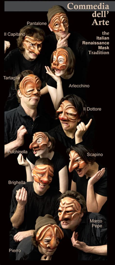 Commedia Dell'Arte Masks