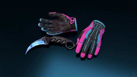 CS2 Skins Artworks Featuring Blue Gems - CSGO Blue Gem