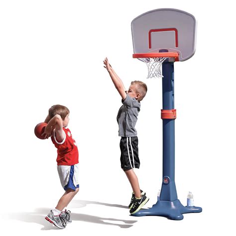 Step 2 Shootin' Hooops Pro Basketball Hoop Set - Blue Base w Red Rim - Toys & Games - Outdoor ...