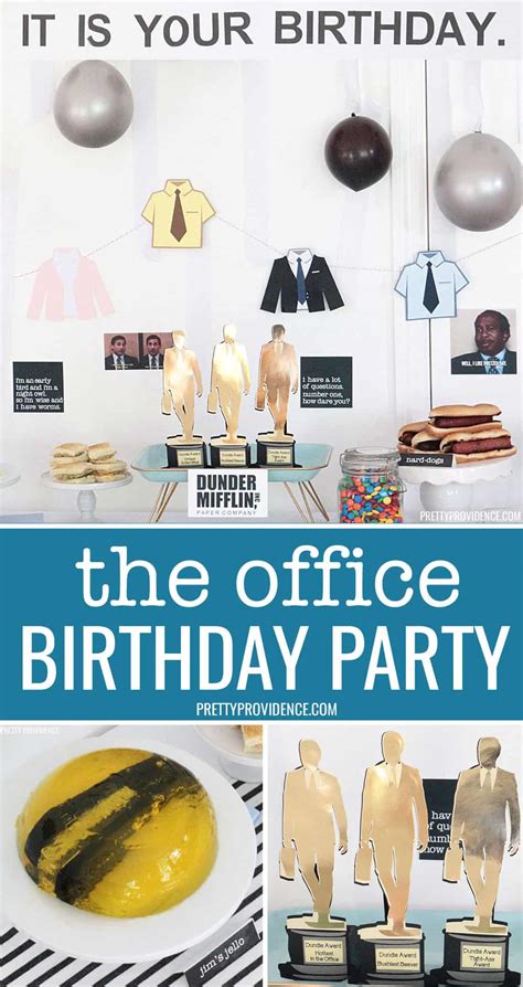 The Office Birthday Party - Ideas for Food, Decorations and Printables