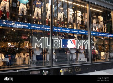 MLB NYC Flagship Retail Store, Rockefeller Center, New York City, USA ...