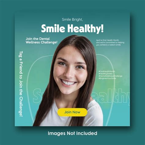 Premium PSD | Psd dental health and medical social media banner template