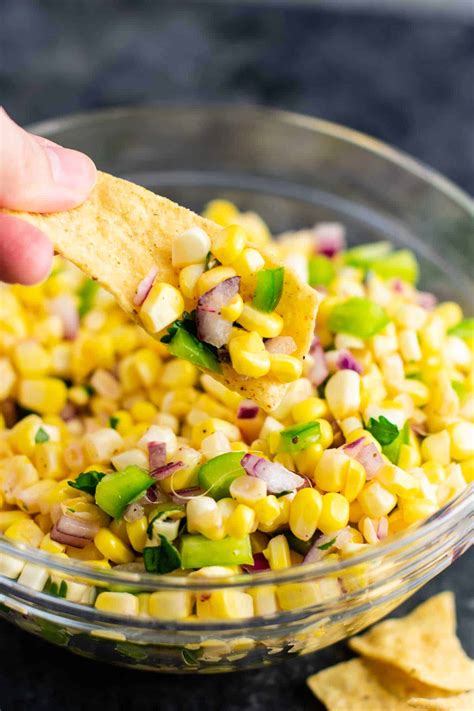 Fresh Corn Salsa Recipe - Build Your Bite