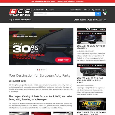 ECS Tuning’s E-Commerce UX Case Study – Baymard Institute