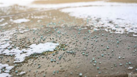 The Reason You Should Never Spread Rock Salt on Concrete | Mental Floss