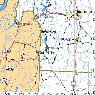 Wells, Vermont (VT) ~ population data, races, housing & economy