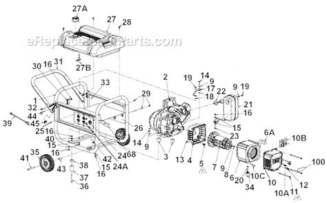 Coleman Powermate 6250 Generator Parts Manual