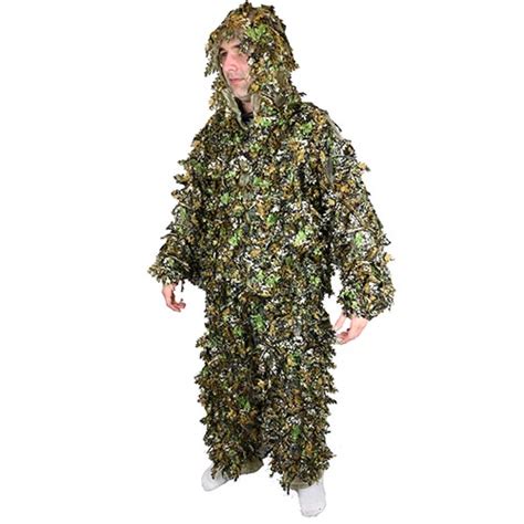 OUTDOOR OUTFITTERS GHILLIE SUIT LEAF 3D WOODLAND CAMOUFLAGE — Delta Mike Ltd