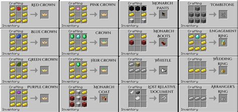 Minecraft Comes Alive 1.7.10 Recipes by NobodyNaboru on DeviantArt