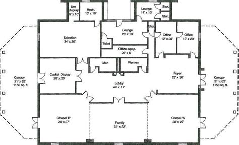 Awesome Funeral Home Floor Plans - New Home Plans Design