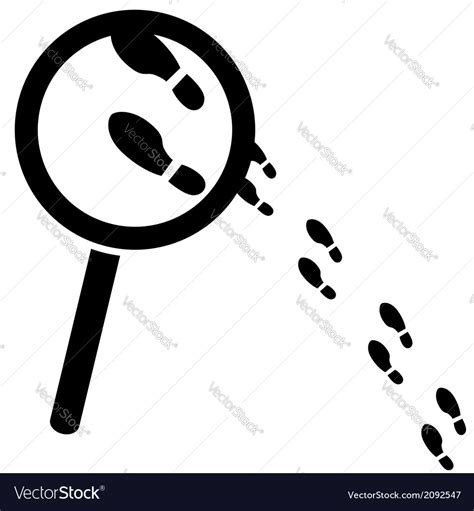 Searching for clues Royalty Free Vector Image - VectorStock