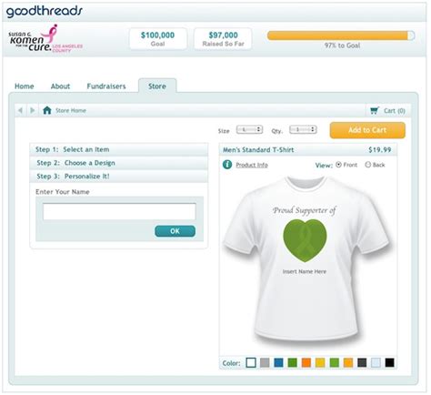GoodThreads: Custom T-shirts as a fundraising tool - Socialbrite