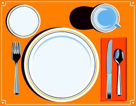 Tray Dinner Plate · Free vector graphic on Pixabay