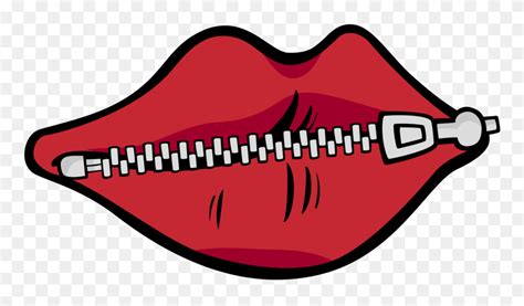 Zip Mouth Clipart - Png Download (#5392153) - PinClipart