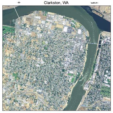 Aerial Photography Map of Clarkston, WA Washington