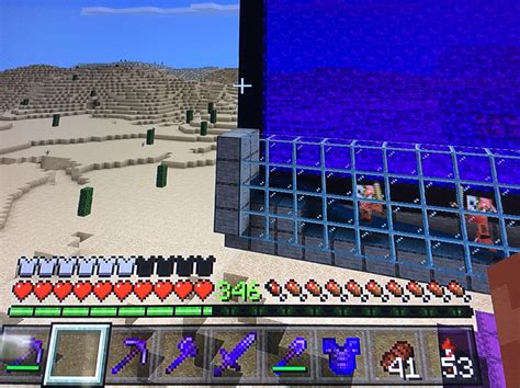 My gold farm! It is quite fast! : r/Minecraft