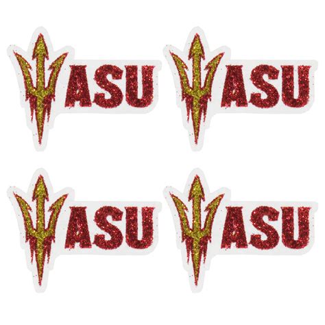 Arizona State ASU Pitchfork Glitter Tattoo | LaDivaSport