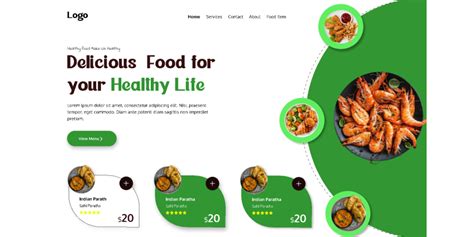 Food Web Landing Page | Figma Community
