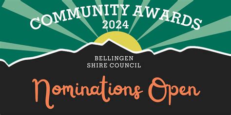 Community Awards Home of Bellingen Shire