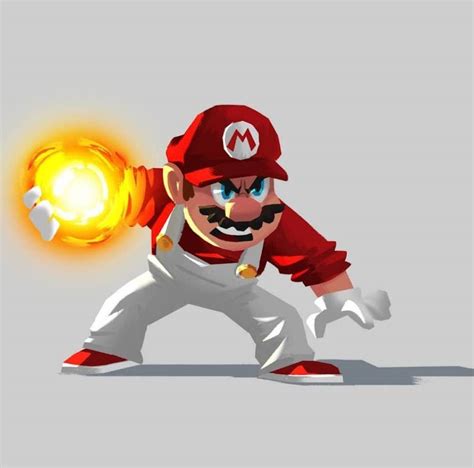 Fire Mario Concept art by angry9guy on DeviantArt