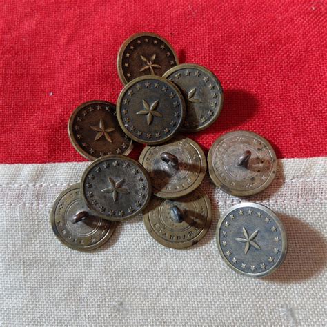 RARE ANTIQUE ORIGINAL CIVIL WAR BUTTON from MAINE REGIMENT - Lot of 10 BUTTONS -- Antique Price ...