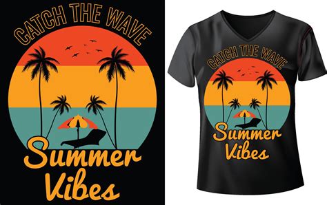 SUMMER T-SHIRT DESIGN 22800756 Vector Art at Vecteezy